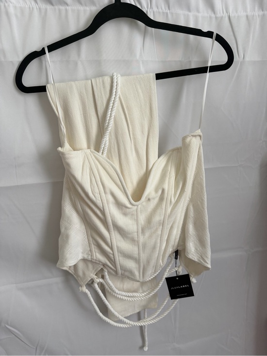 Dresses & Skirts - Nurse Label Ivory Rope Corset Top